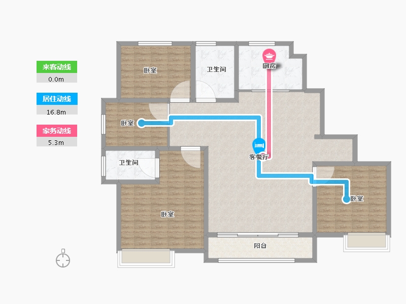 山东省-菏泽市-新洲欧洲城-147.00-户型库-动静线