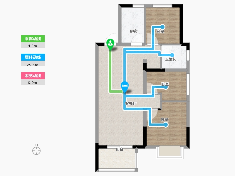 浙江省-舟山市-中交成均雅院-71.01-户型库-动静线