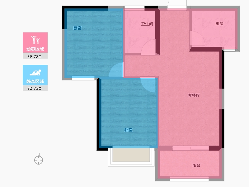 福建省-漳州市-晟港名都-55.00-户型库-动静分区