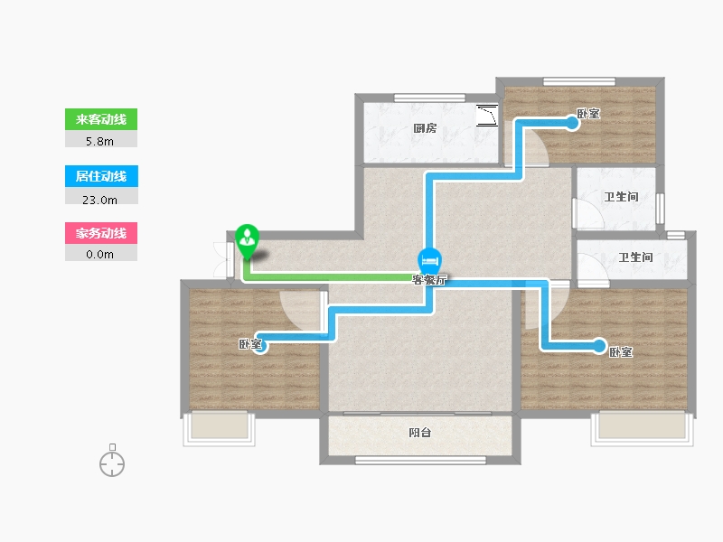 山东省-菏泽市-新洲欧洲城-116.00-户型库-动静线