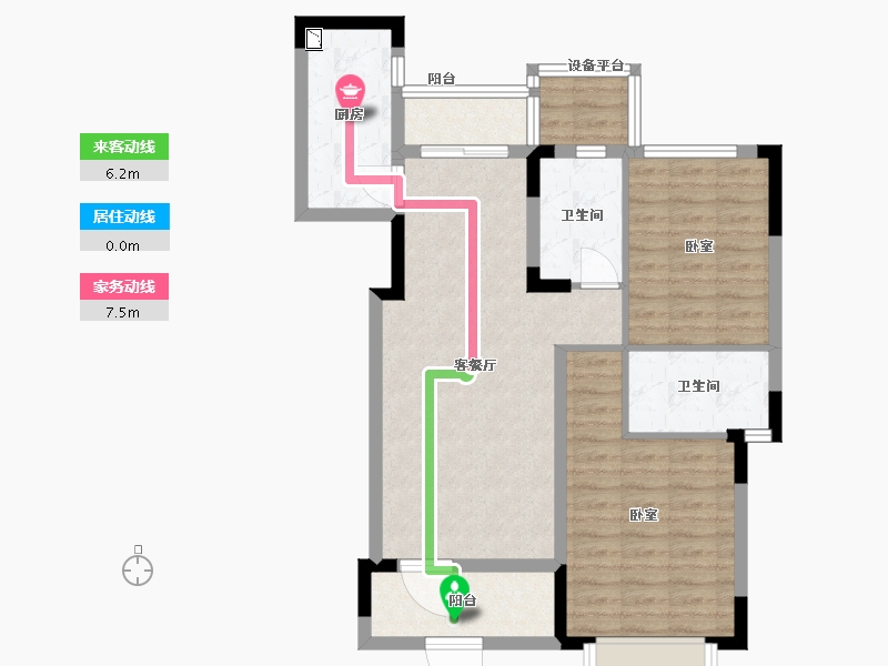 浙江省-绍兴市-恒大悦珑府-81.00-户型库-动静线