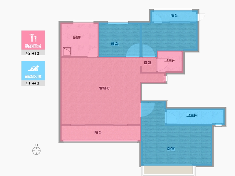 山东省-菏泽市-新洲欧洲城-120.00-户型库-动静分区