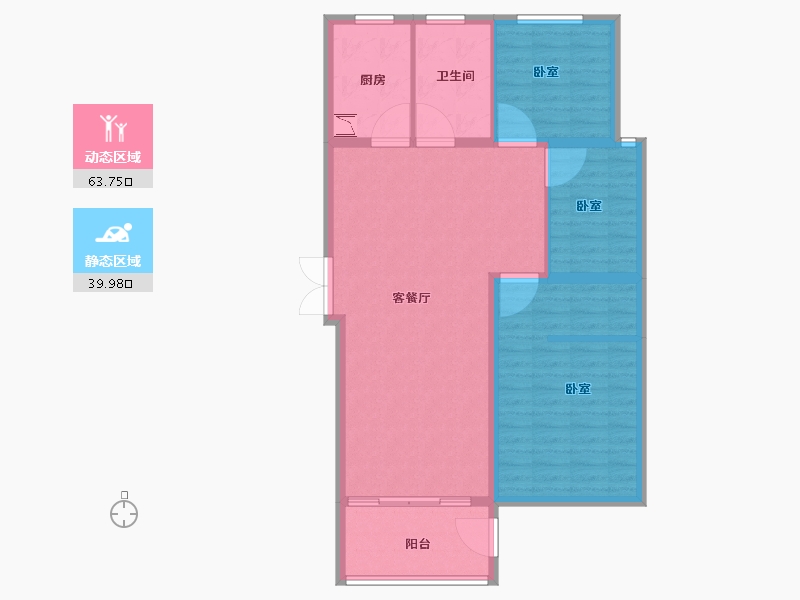 山东省-菏泽市-新洲欧洲城-94.34-户型库-动静分区