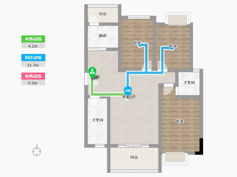 江西省-景德镇市-江中·盛世峰景-89.32-户型库-动静线