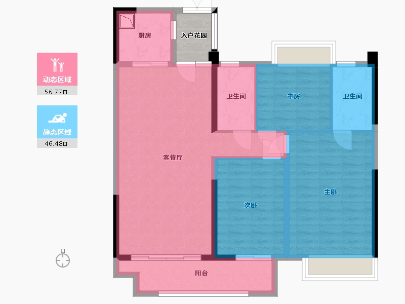 江西省-赣州市-嘉福·尚江府-96.17-户型库-动静分区