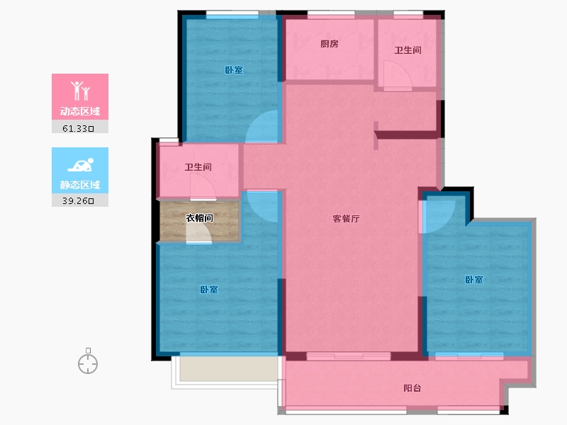 河南省-郑州市-银基国际旅游度假区-92.21-户型库-动静分区