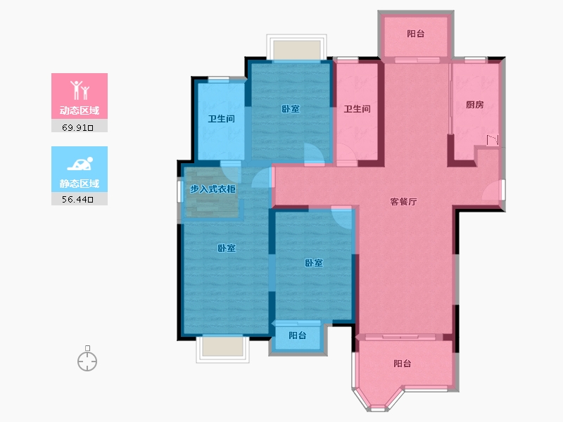 浙江省-湖州市-合生杭州湾国际新城-112.00-户型库-动静分区