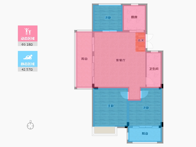 安徽省-黄山市-金宸府-92.99-户型库-动静分区