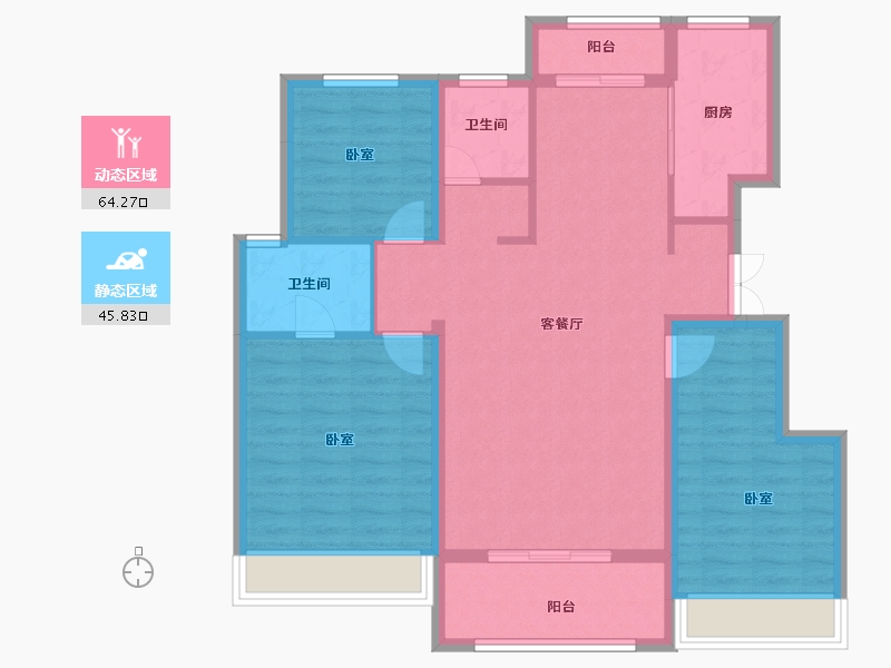 河南省-郑州市-银基国际旅游度假区-99.01-户型库-动静分区