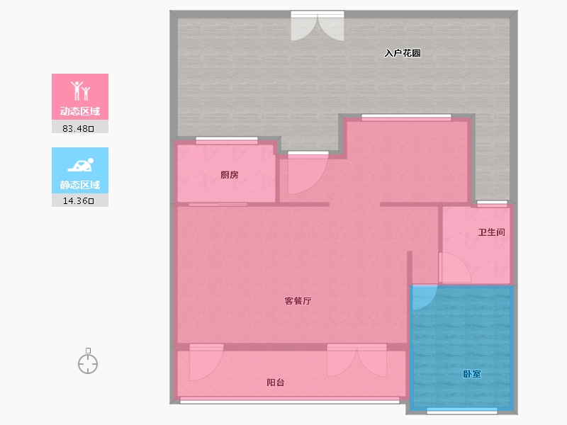 福建省-漳州市-桃李春风-134.00-户型库-动静分区