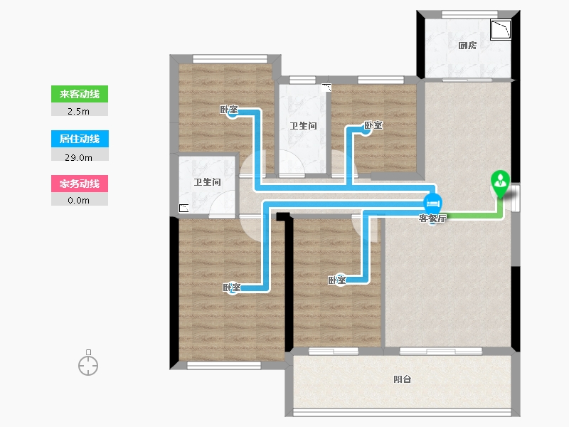 福建省-莆田市-云悦壹号-93.59-户型库-动静线