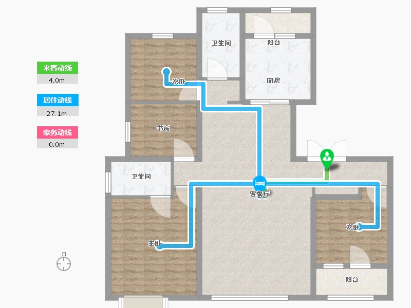 山东省-青岛市-海尔产城创奥园翡翠云城-124.01-户型库-动静线