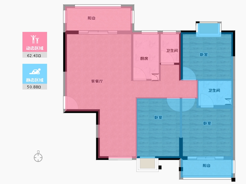 福建省-宁德市-金南门-102.01-户型库-动静分区