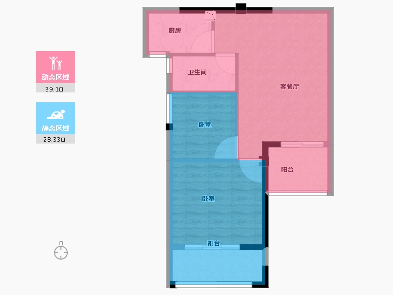 福建省-宁德市-金南门-60.00-户型库-动静分区