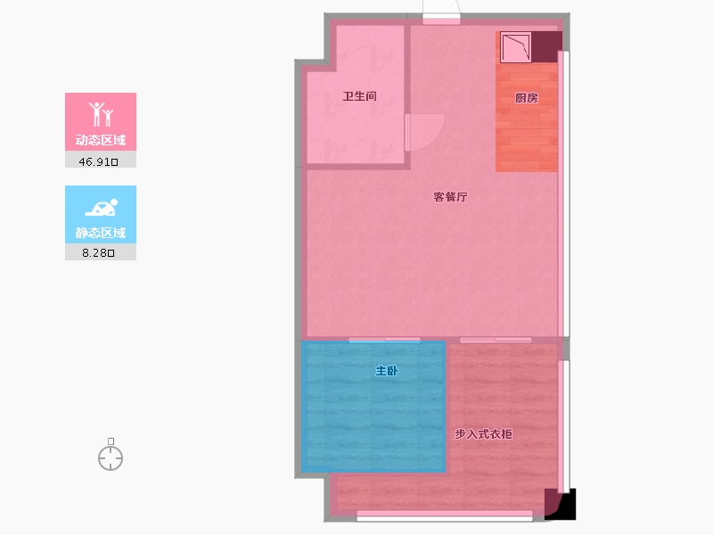 江西省-赣州市-水游城·X公域-49.44-户型库-动静分区