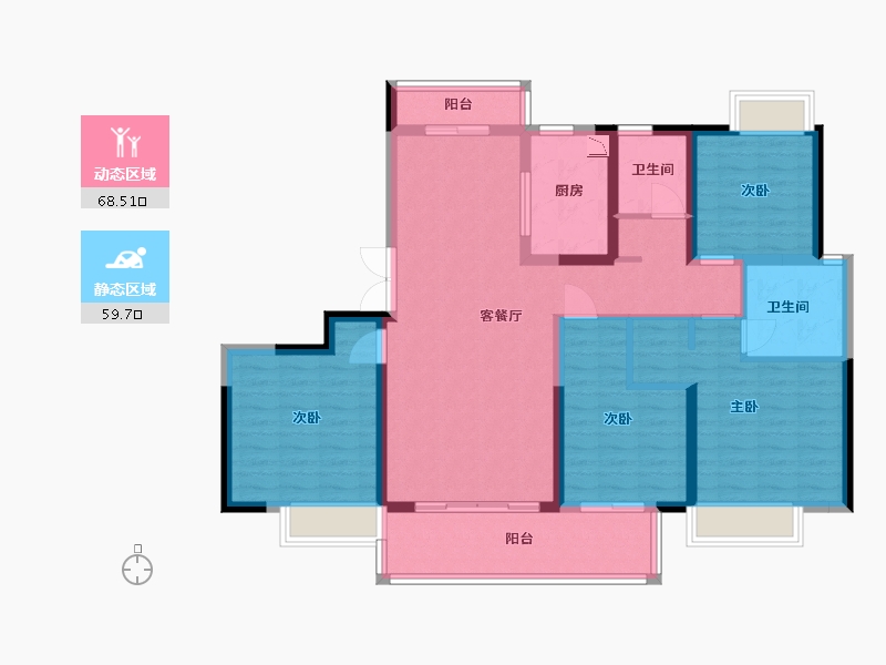 江西省-赣州市-源盛·公园里-114.40-户型库-动静分区