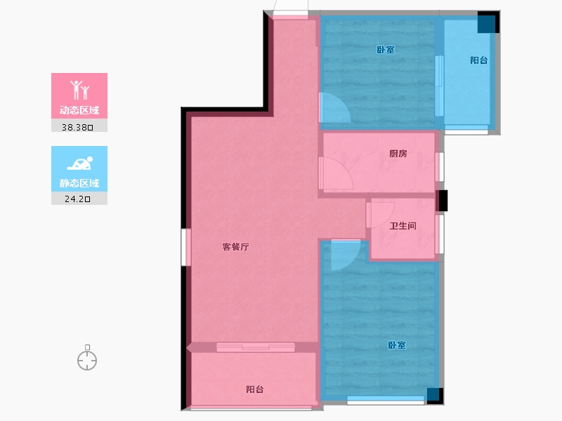 福建省-漳州市-学府1号-56.00-户型库-动静分区