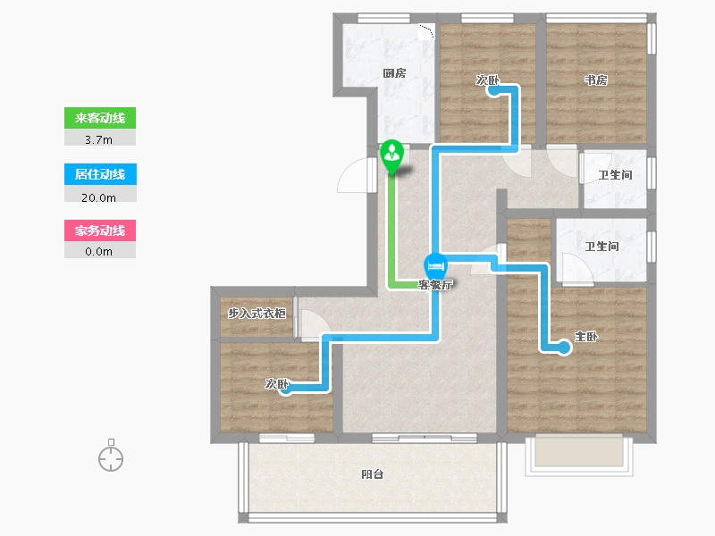 安徽省-六安市-万瑞璞悦东城-92.00-户型库-动静线