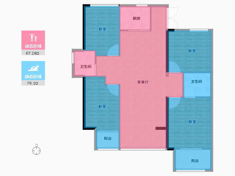 福建省-莆田市-融头新城-132.01-户型库-动静分区