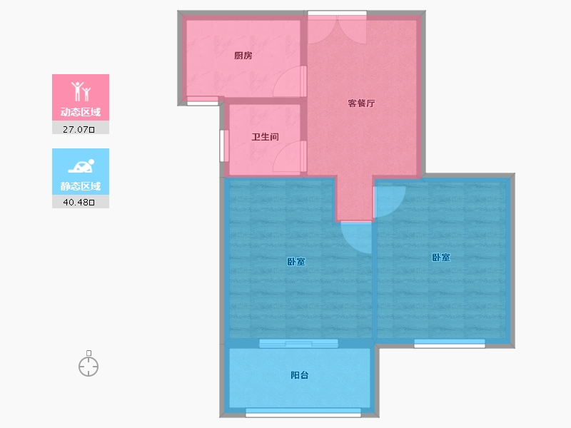 山东省-潍坊市-盛世御景苑-61.00-户型库-动静分区