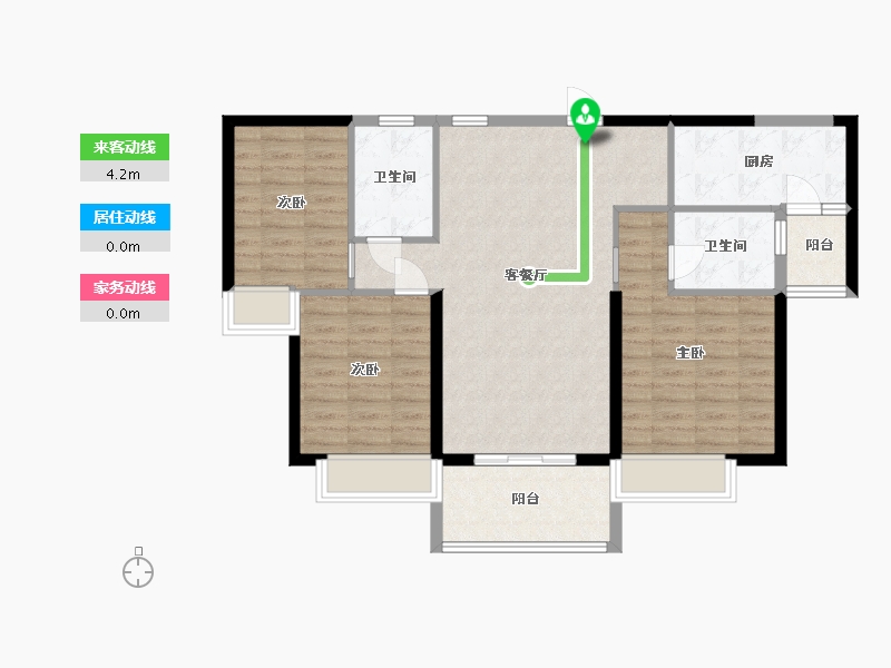 江西省-赣州市-上犹碧桂园-91.21-户型库-动静线