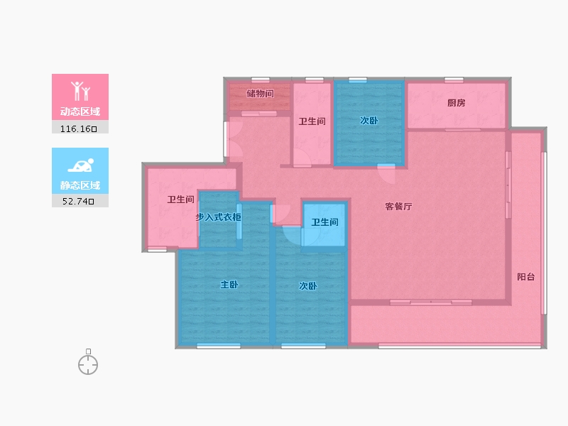 山东省-青岛市-绿地凤栖澜玥-152.11-户型库-动静分区