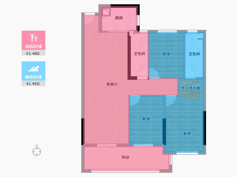 福建省-莆田市-云悦壹号-92.00-户型库-动静分区