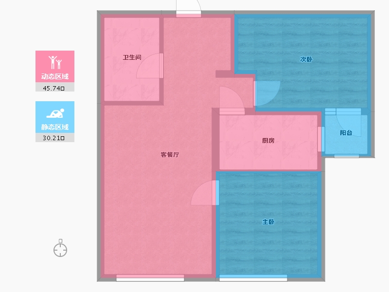 山东省-青岛市-怡华悦峰-68.00-户型库-动静分区