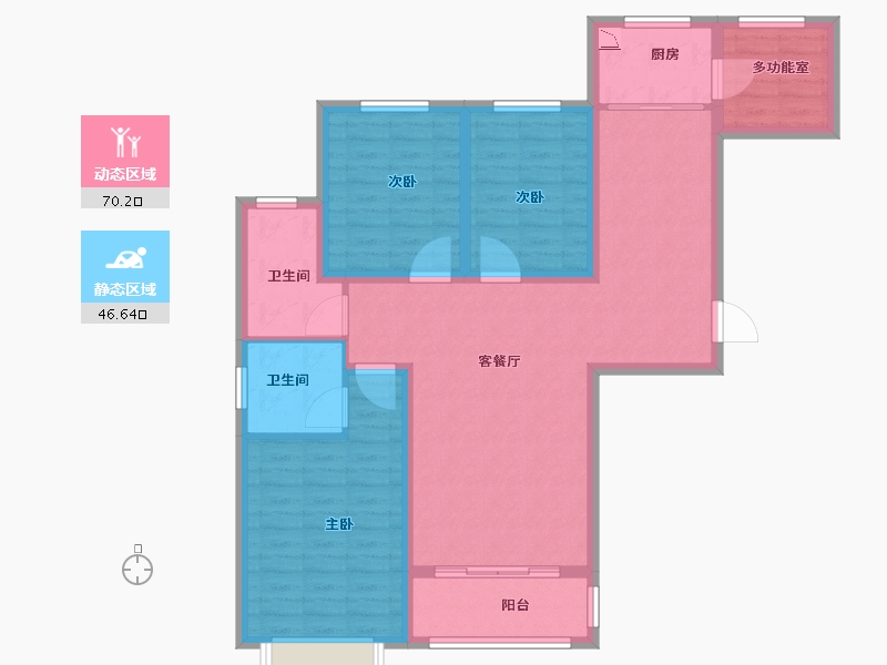 山西省-长治市-龙港新城-104.48-户型库-动静分区