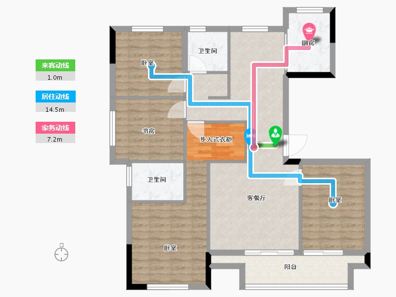 浙江省-湖州市-汎港润合-102.10-户型库-动静线