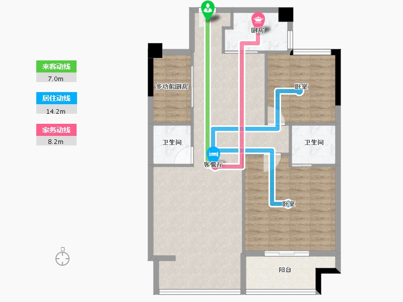 福建省-莆田市-融头新城-96.00-户型库-动静线