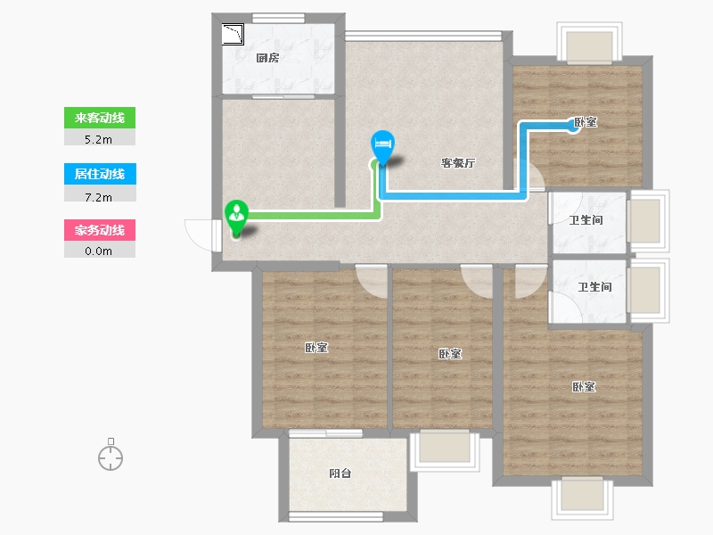 福建省-宁德市-中融中央首府-99.38-户型库-动静线