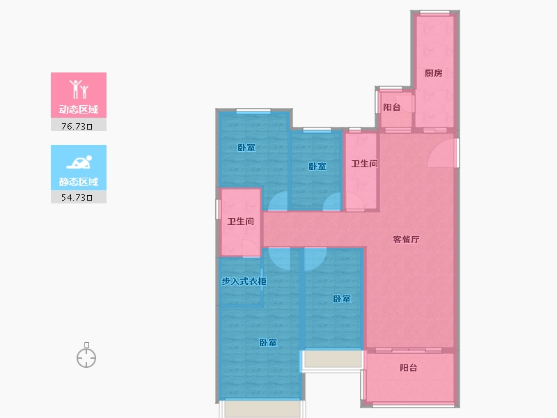 山东省-滨州市-恒大悦珑湾-118.46-户型库-动静分区