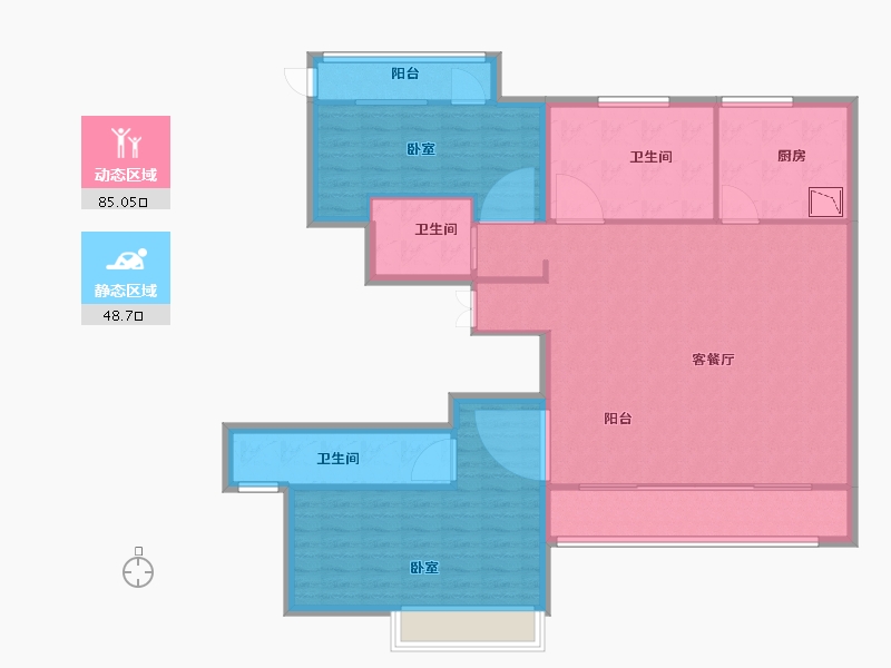 山东省-菏泽市-新洲欧洲城-122.00-户型库-动静分区