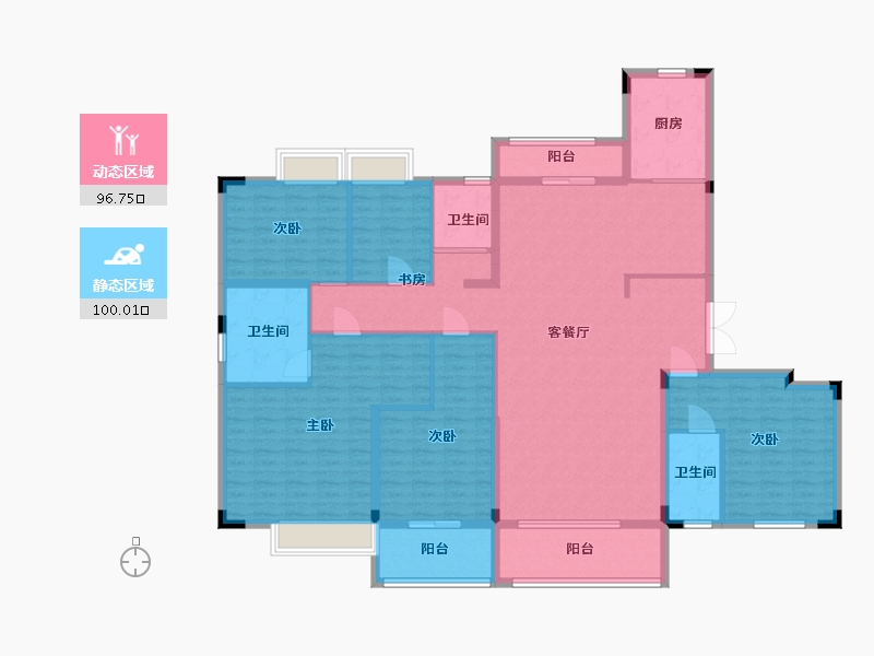 江西省-赣州市-大余碧桂园-179.20-户型库-动静分区