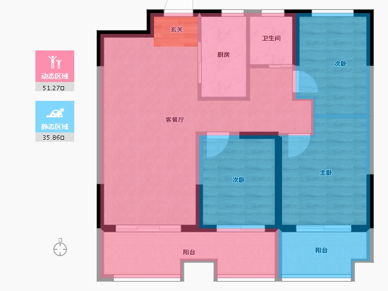 安徽省-阜阳市-红星·国誉府-78.01-户型库-动静分区