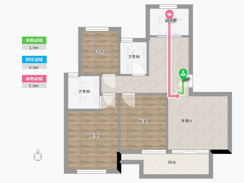 浙江省-湖州市-汎港润合-67.91-户型库-动静线