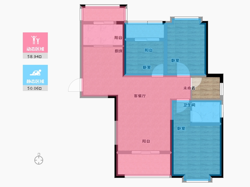 河南省-郑州市-九龙新城-101.00-户型库-动静分区