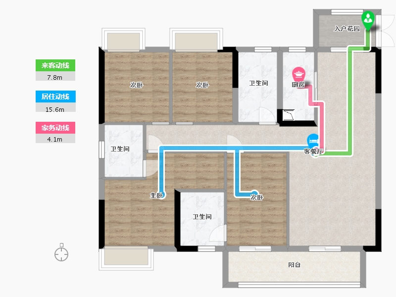 江西省-赣州市-嘉福·新天地-112.00-户型库-动静线