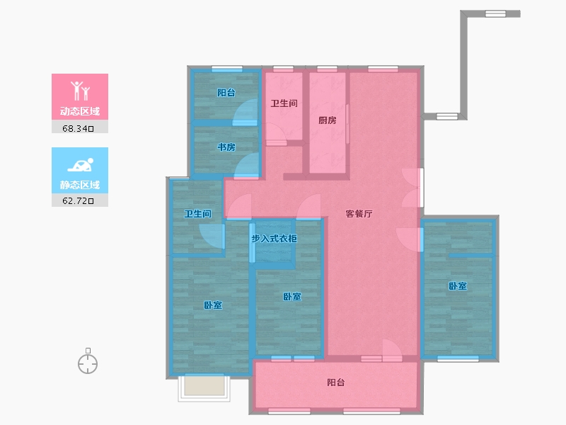 山东省-青岛市-省房万豪庄园-116.01-户型库-动静分区