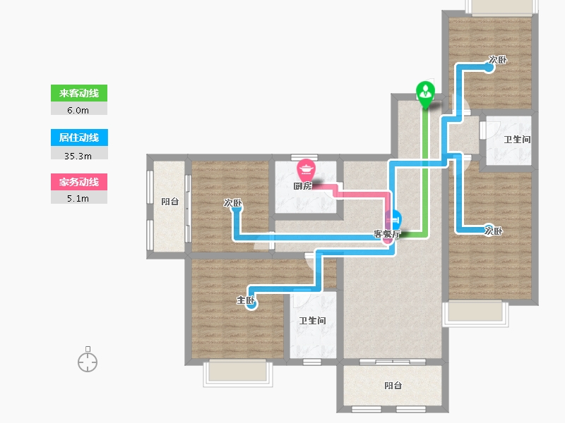 山西省-长治市-和合人家-121.19-户型库-动静线