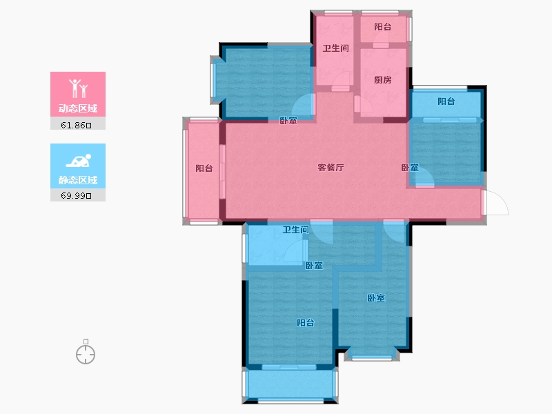 河南省-郑州市-九龙新城-116.00-户型库-动静分区