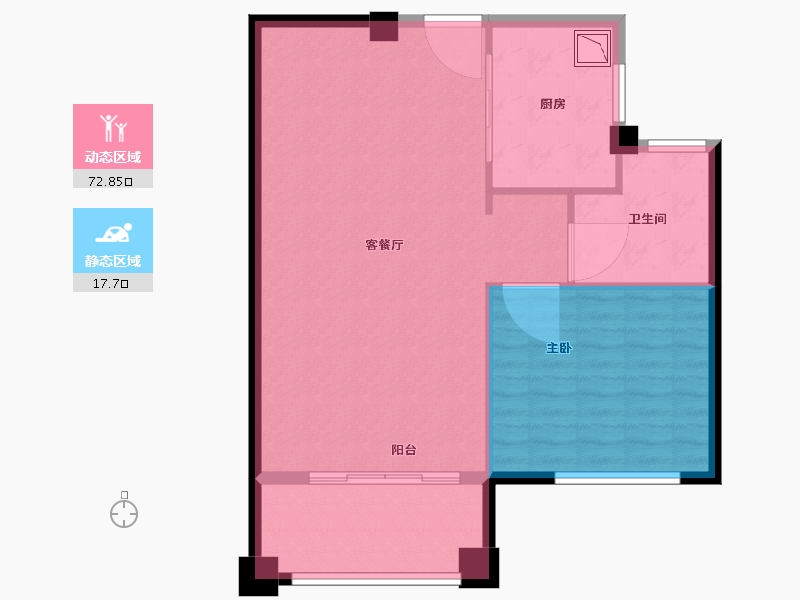 福建省-厦门市-特房樾琴湾-83.00-户型库-动静分区