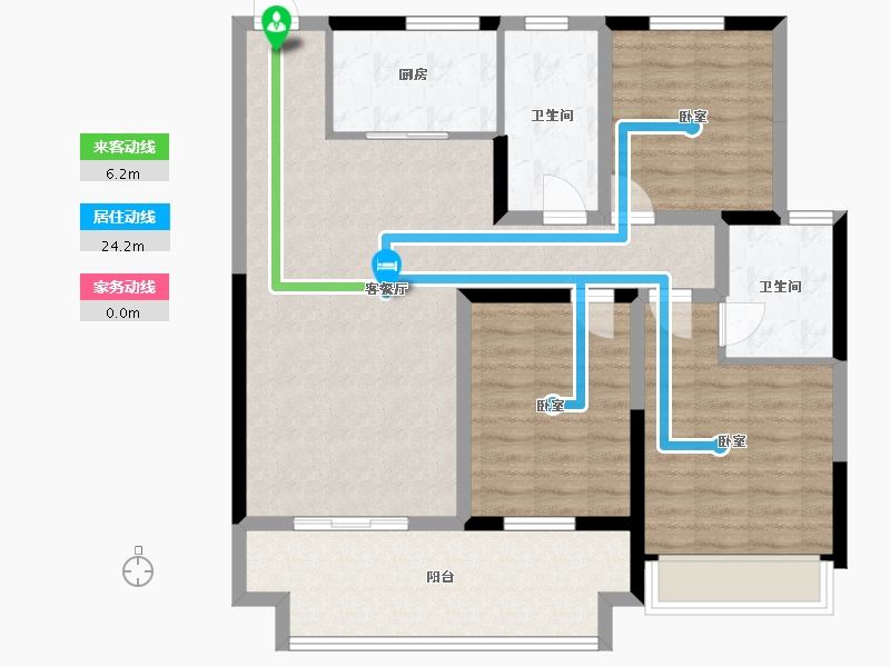 江苏省-镇江市-荣城藏龙御景·中央公馆-98.01-户型库-动静线