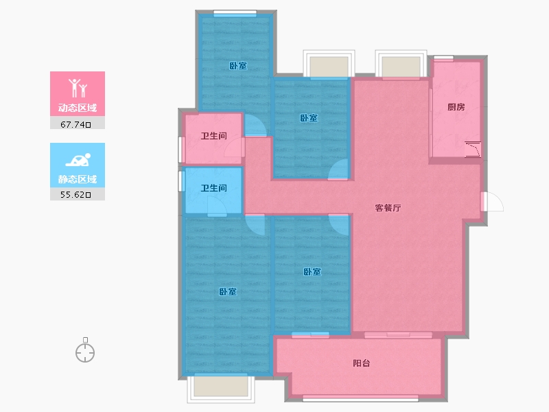 福建省-莆田市-中建荔景新城-112.09-户型库-动静分区