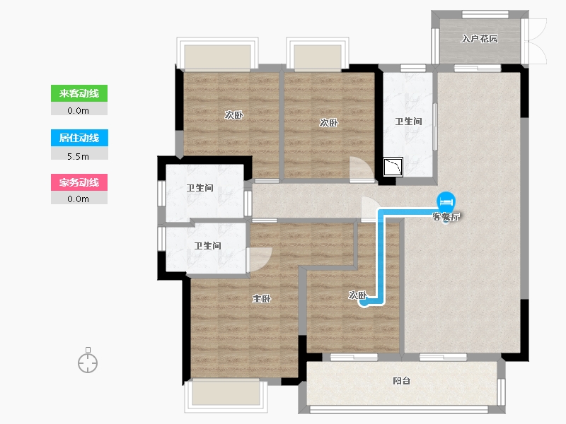 江西省-赣州市-嘉福·新天地-101.53-户型库-动静线