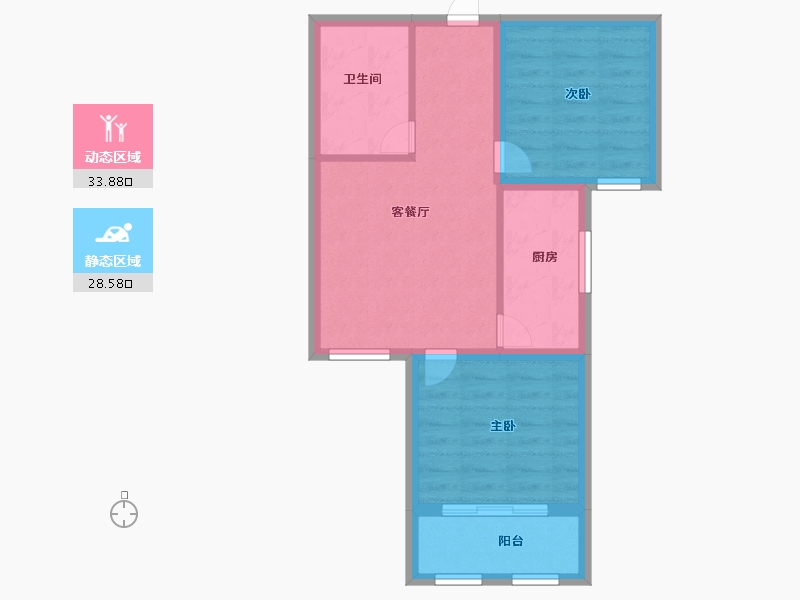 山西省-长治市-和合人家-55.37-户型库-动静分区