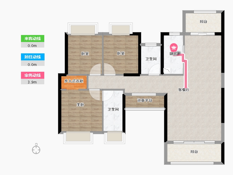 福建省-泉州市-鼎盛天玺-112.99-户型库-动静线