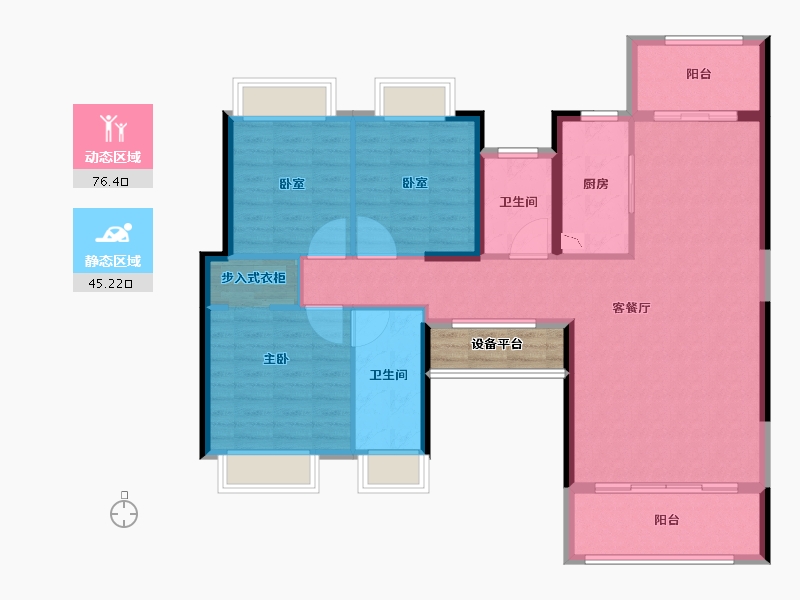 福建省-泉州市-鼎盛天玺-112.99-户型库-动静分区