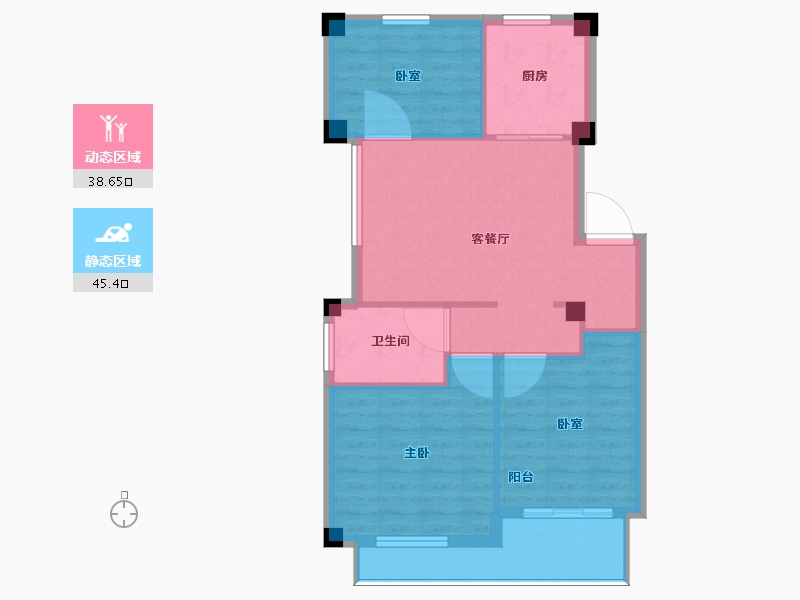 山东省-烟台市-状元府-75.97-户型库-动静分区